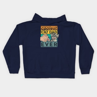 CoolestCatDadEver Kids Hoodie